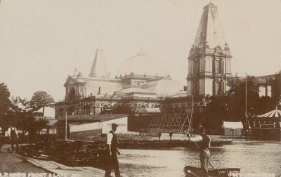 North Front and Lake, Alexandra Palace by English Photographer